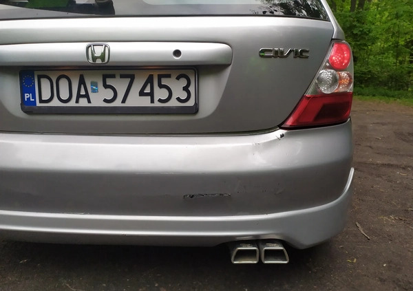 Honda Civic cena 8200 przebieg: 160000, rok produkcji 2005 z Wrocław małe 79